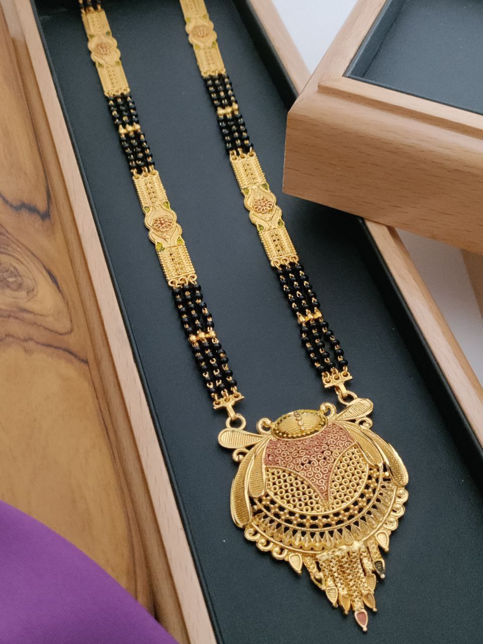 BEAUTIFUL GOLD PLATED MANGALSUTRA FOR HER