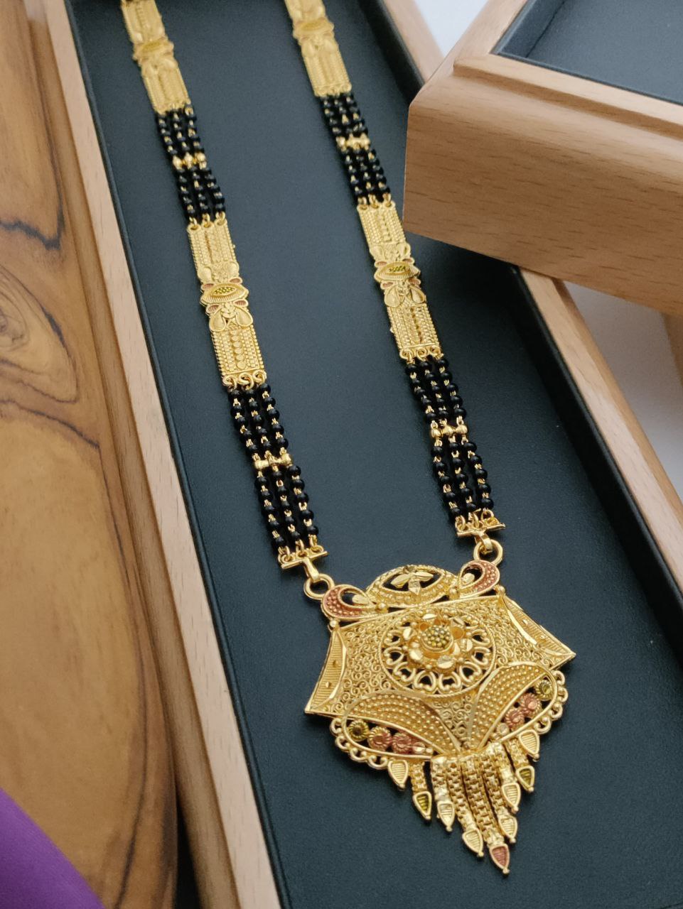 BEAUTIFUL GOLD PLATED MANGALSUTRA FOR HER