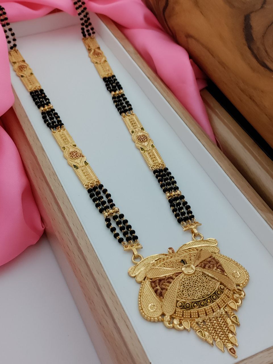 BEAUTIFUL GOLD PLATED MANGALSUTRA FOR HER