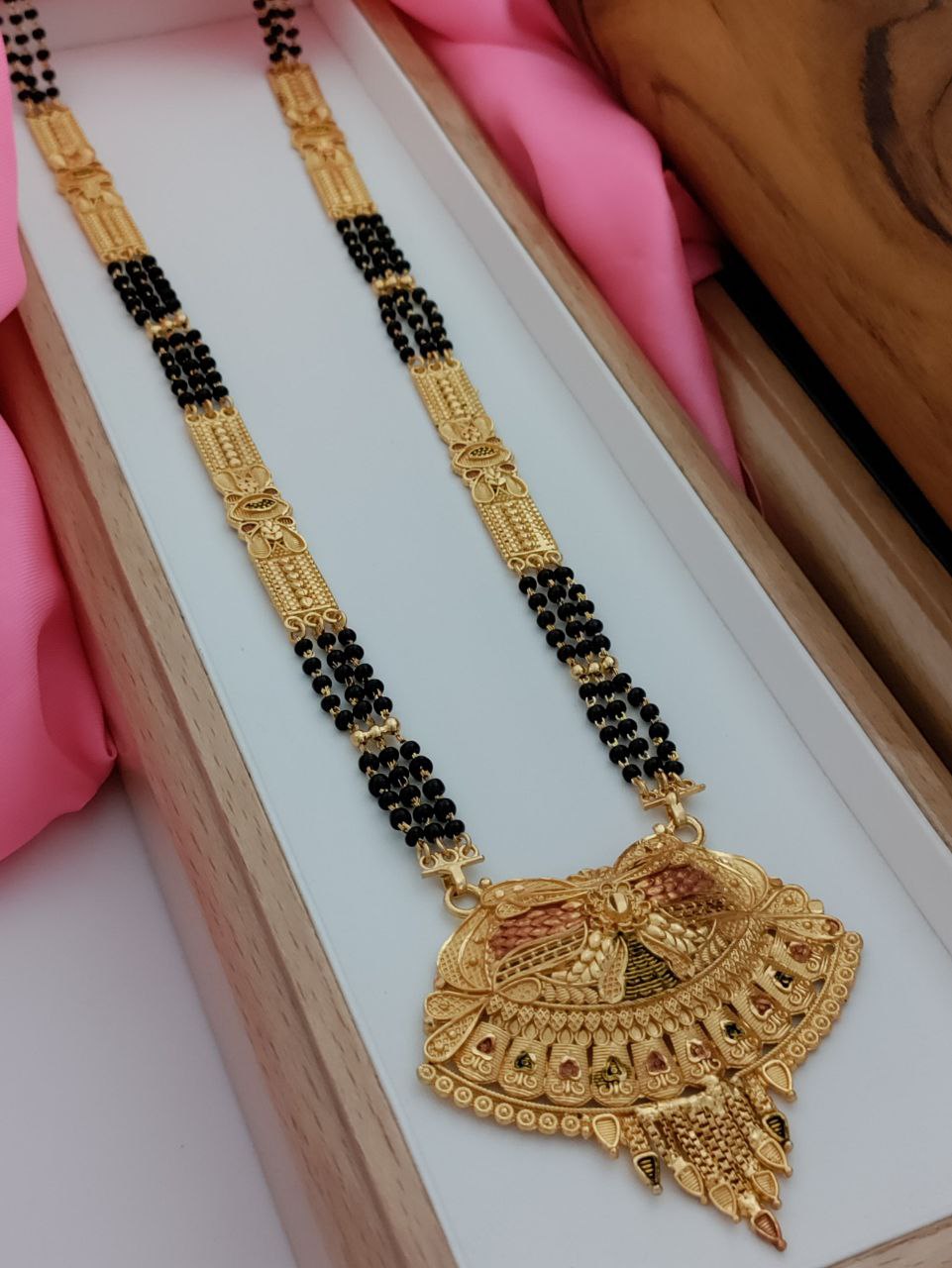 BEAUTIFUL GOLD PLATED MANGALSUTRA FOR HER